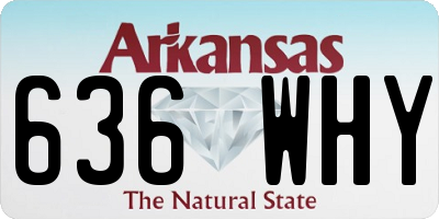 AR license plate 636WHY