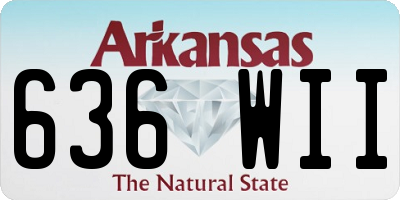 AR license plate 636WII