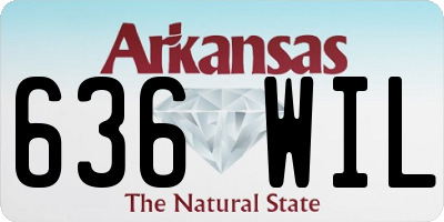 AR license plate 636WIL