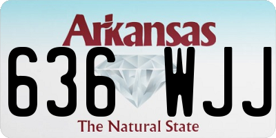 AR license plate 636WJJ