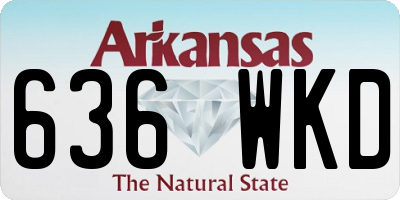 AR license plate 636WKD