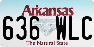 AR license plate 636WLC