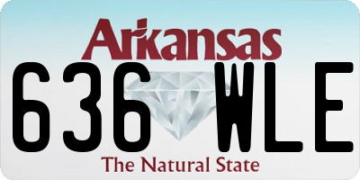 AR license plate 636WLE