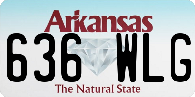 AR license plate 636WLG