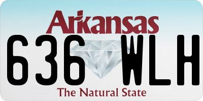 AR license plate 636WLH