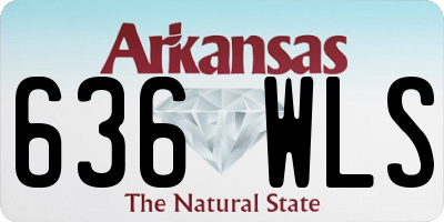 AR license plate 636WLS