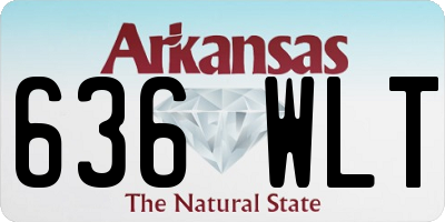 AR license plate 636WLT