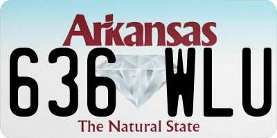 AR license plate 636WLU