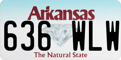AR license plate 636WLW
