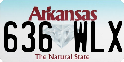 AR license plate 636WLX