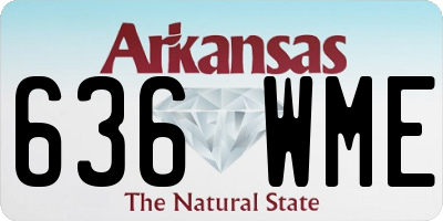 AR license plate 636WME
