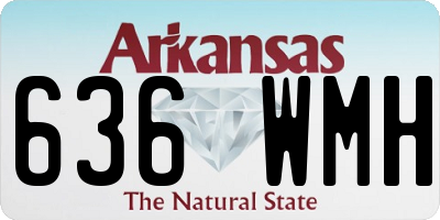 AR license plate 636WMH