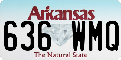 AR license plate 636WMQ