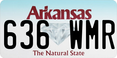 AR license plate 636WMR