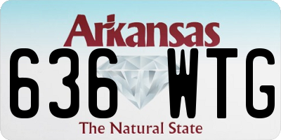 AR license plate 636WTG