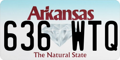 AR license plate 636WTQ
