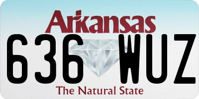 AR license plate 636WUZ