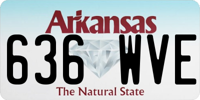 AR license plate 636WVE