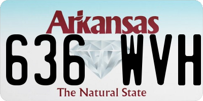 AR license plate 636WVH