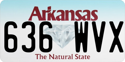 AR license plate 636WVX