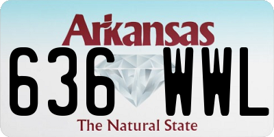 AR license plate 636WWL