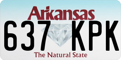 AR license plate 637KPK