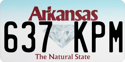 AR license plate 637KPM