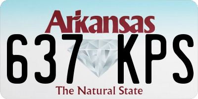 AR license plate 637KPS