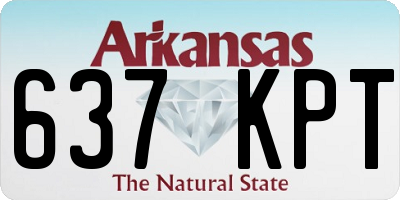 AR license plate 637KPT