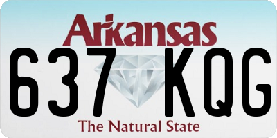 AR license plate 637KQG