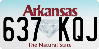 AR license plate 637KQJ