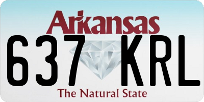AR license plate 637KRL