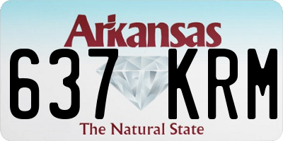 AR license plate 637KRM