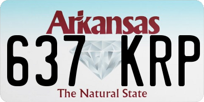 AR license plate 637KRP