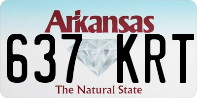 AR license plate 637KRT