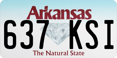 AR license plate 637KSI