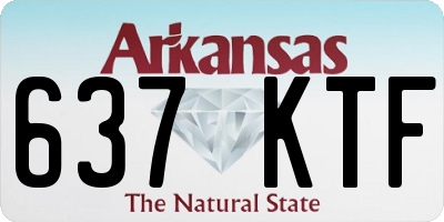 AR license plate 637KTF