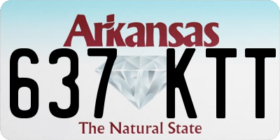 AR license plate 637KTT