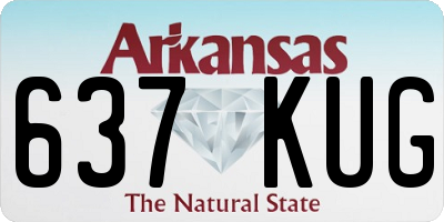 AR license plate 637KUG