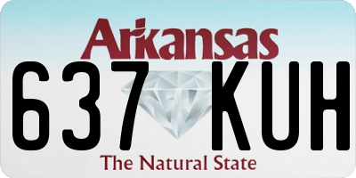 AR license plate 637KUH