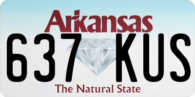 AR license plate 637KUS