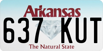 AR license plate 637KUT