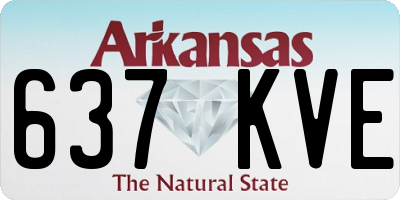 AR license plate 637KVE