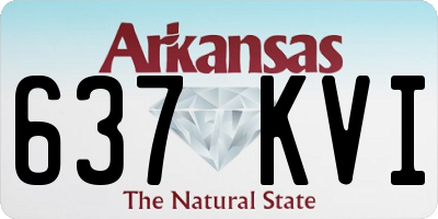 AR license plate 637KVI
