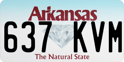 AR license plate 637KVM