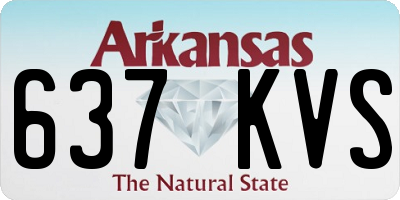 AR license plate 637KVS