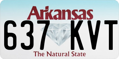 AR license plate 637KVT