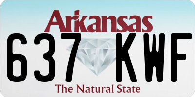 AR license plate 637KWF