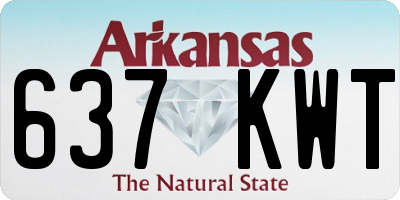 AR license plate 637KWT