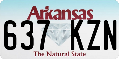 AR license plate 637KZN